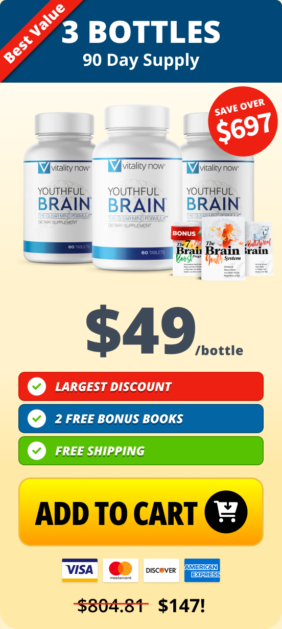 3 Bottles of Youthful Brain